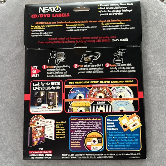 NEATO CD/DVD Premium Metallic Labels - Picture 3 of 8